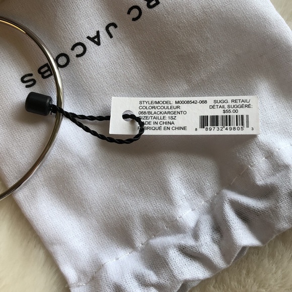SOLD✅Mark Jacobs coin bracelet silver and black - Picture 6 of 9